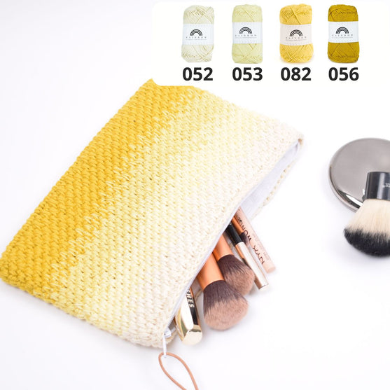 Gehaakt make-up tasje - Ton-sur-ton
4