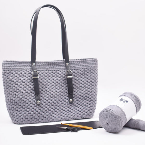 Shopper met leren bodem - Small
5