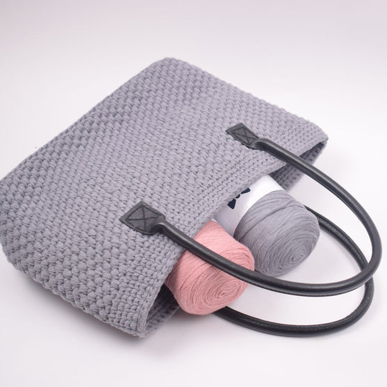 Shopper met leren bodem - Small
6