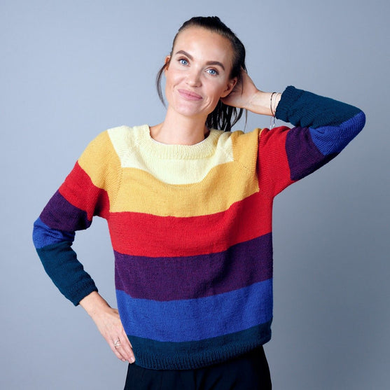 June Rainbow Sweater
6