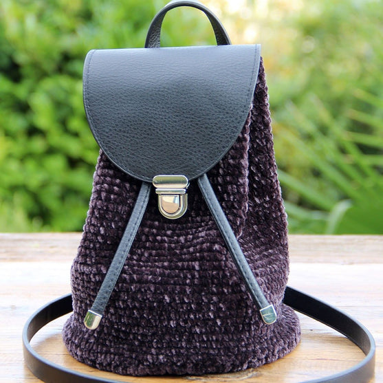 Tas Flap met metalen slot - Beige/Silver - Go Handmade
4