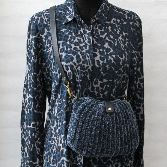 Riempje met drukknoop PU leer 11 x 2 cm - Go Handmade
3