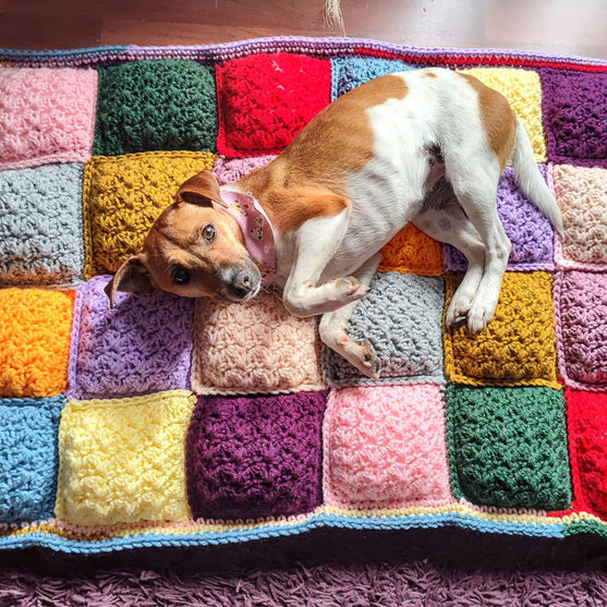 Soft Squares - Opgevulde deken
7