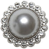 Parelknopen met strass - 21 mm - 4 stk - Go Handmade
1