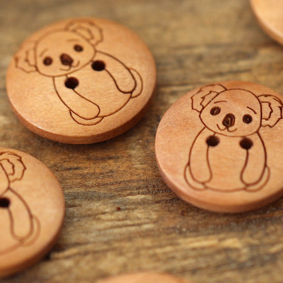 Dierenknopen - 17 mm - Go Handmade
2