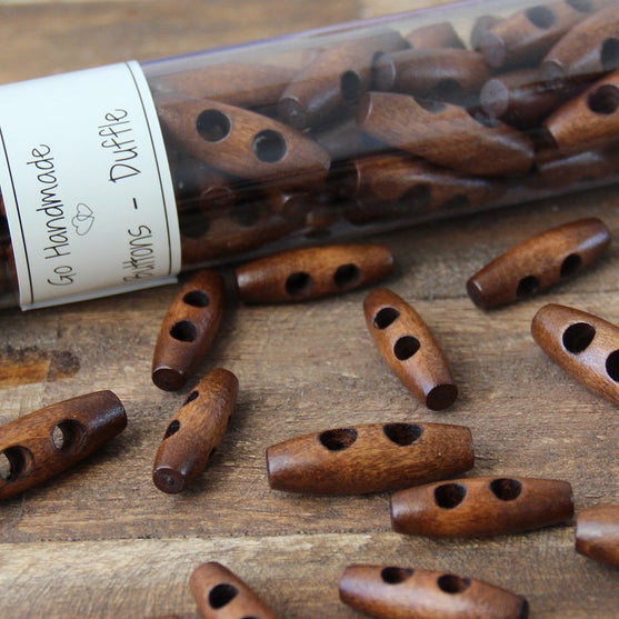 Houtje touwtje knopen - 30 mm - Go Handmade
4