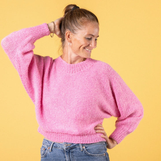 Kort Overdwars - Sweater - Pink Collection
2