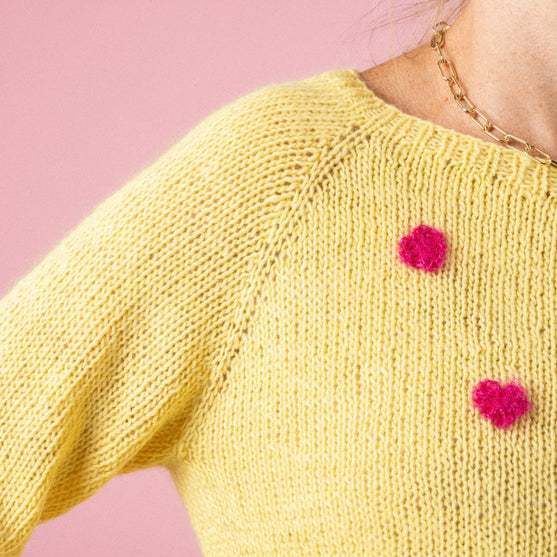 Pink Heart - Trui - Pink Collection
4