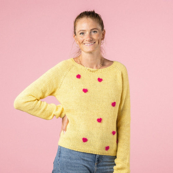 Pink Heart - Trui - Pink Collection
8