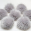 Pompon, grijs, large/13 cm - Go Handmade
2