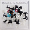 Glitter veiligheidsogen - Medium - Go Handmade
1