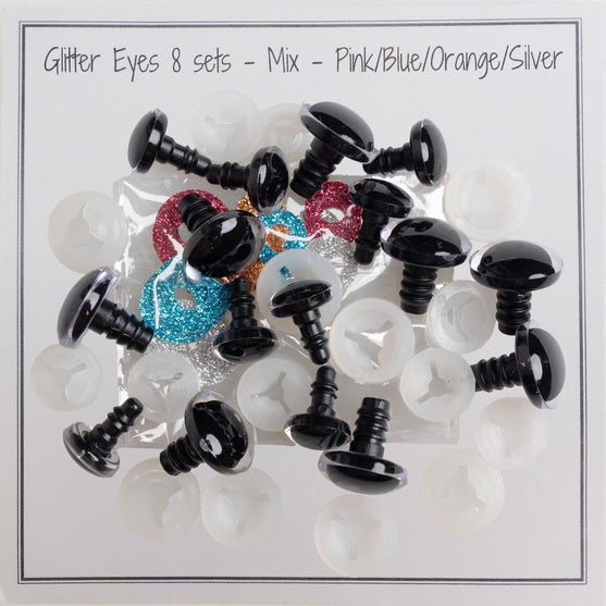 Glitter veiligheidsogen - Medium - Go Handmade
1