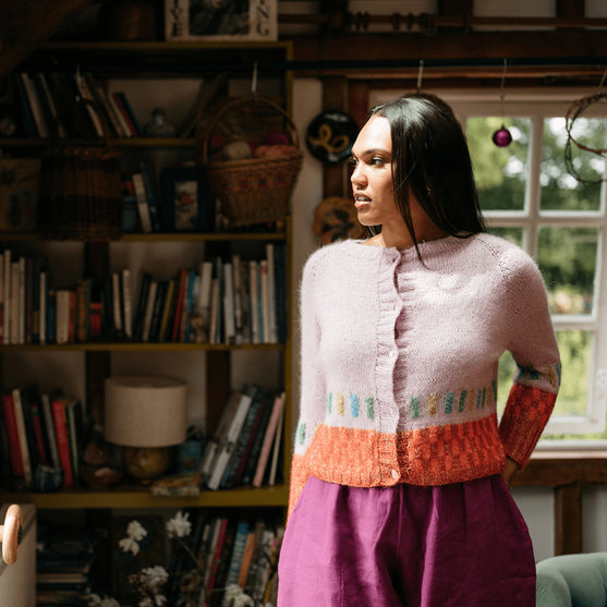 Kiln - Vest met Kleurwerk
5