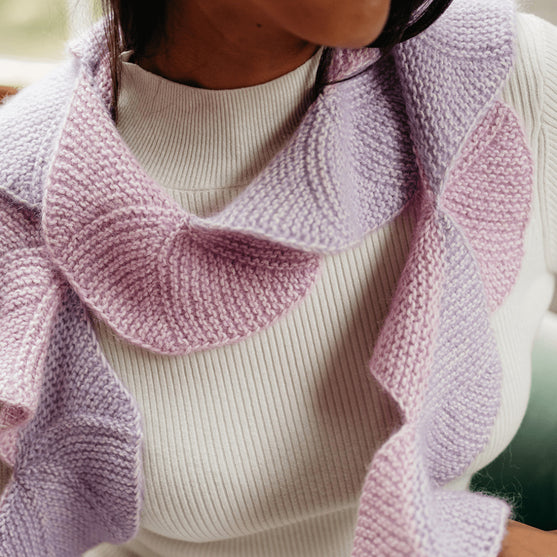 Undulate - Ribbelsteek Waaier Sjaal
2