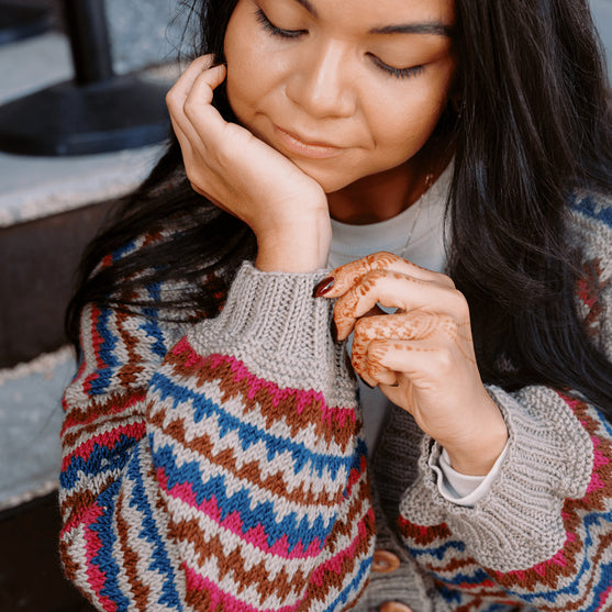 Ottolie - Chevron Vest met Zakken
5