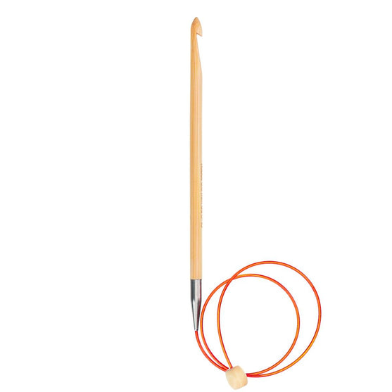 Bamboe Tunische haaknaald met kabel - 50 cm - Hobbii
1