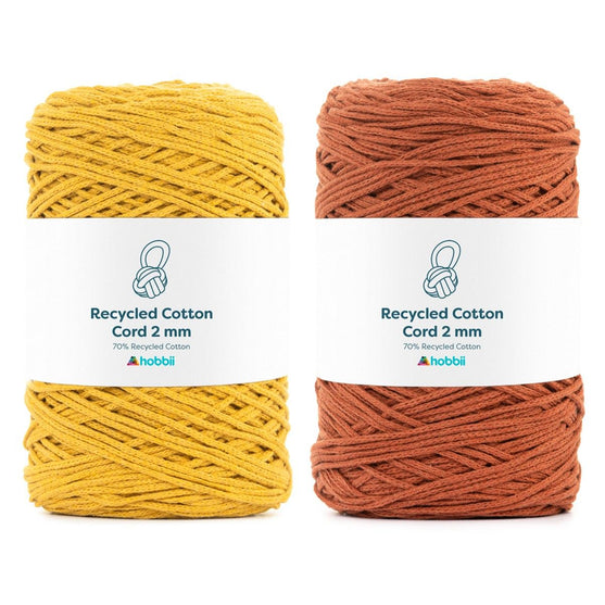 Recycled Cotton Cord (2 mm) - Hobbii
1