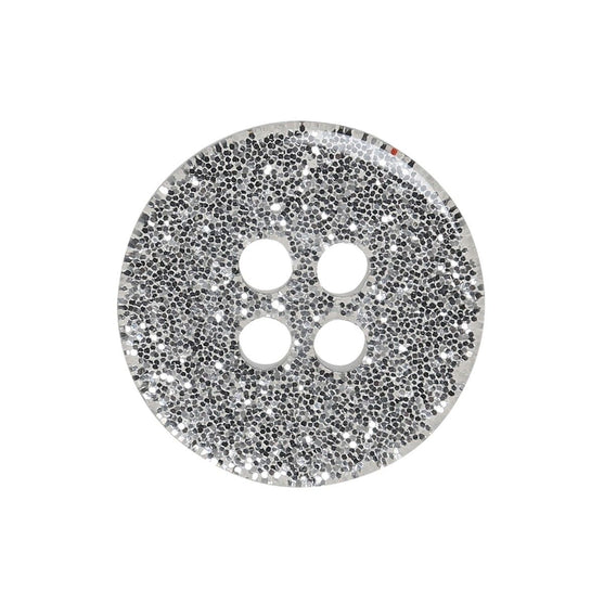 Glitter Knopen - Zilver - Meerdere maten - Go Handmade
2