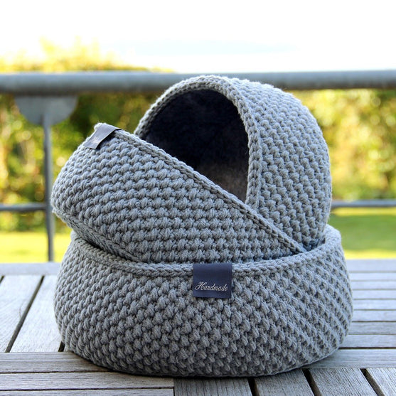 Moss Stitch Manden - Rond
4