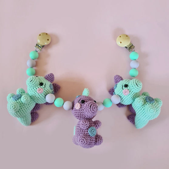 Dino Kinderwagenketting
1