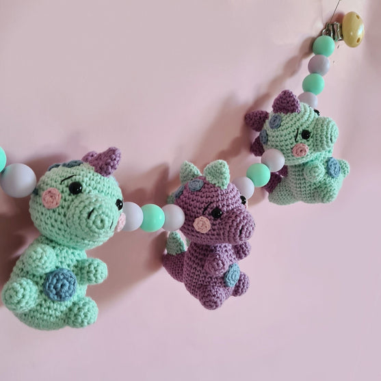 Dino Kinderwagenketting
3