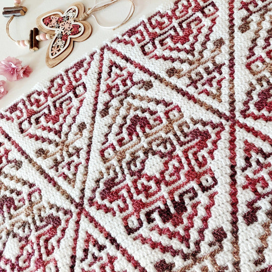 Aztecana - Mozaïek Gehaakte Deken
5