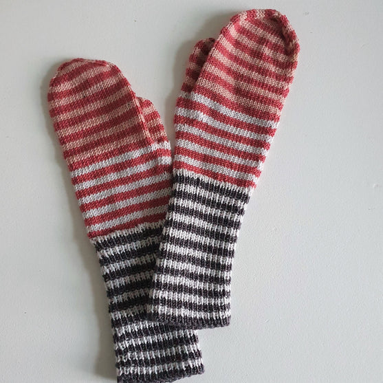 Stribede Luffer - Wanten
5