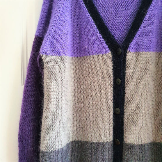 Brede Striber - Lang vest
3
