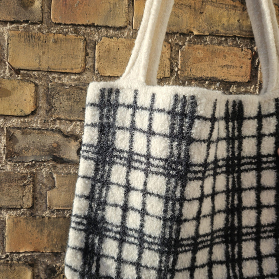 Niet alleen voor boodschappen - Vilten totebag
3