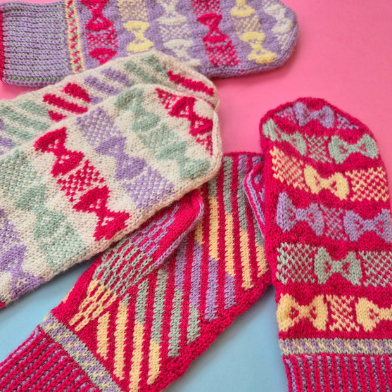 Bow Pop Mittens - Wanten
2