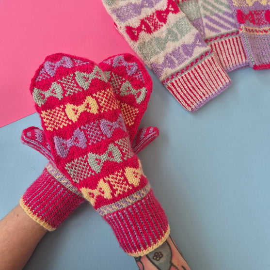 Bow Pop Mittens - Wanten
7