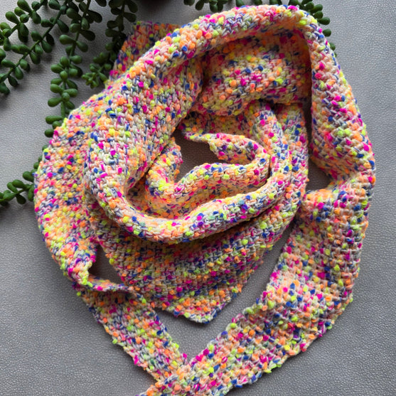 Candy Moss Stitch - Scarf
5