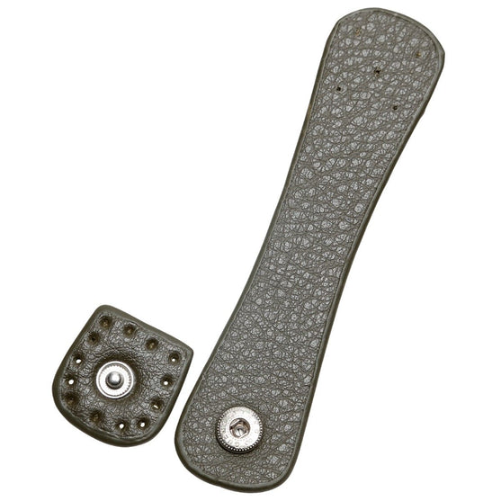 Riempje met drukknoop PU leer 11 x 2 cm - Go Handmade
6