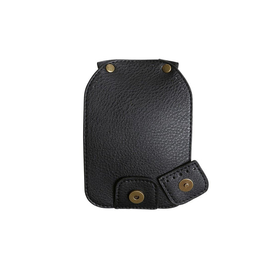Tas Flap met magnetische knoop - Zwart/Brons - Go Handmade
6