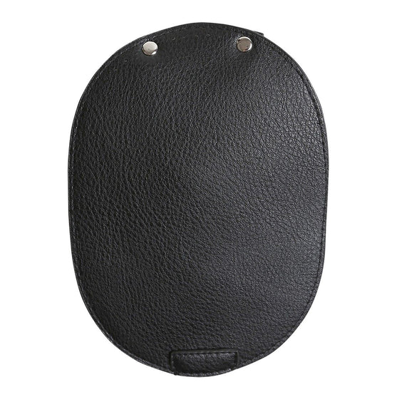 Tassenflap met Metalen Sluiting - Zwart/Zilver - Go Handmade
5