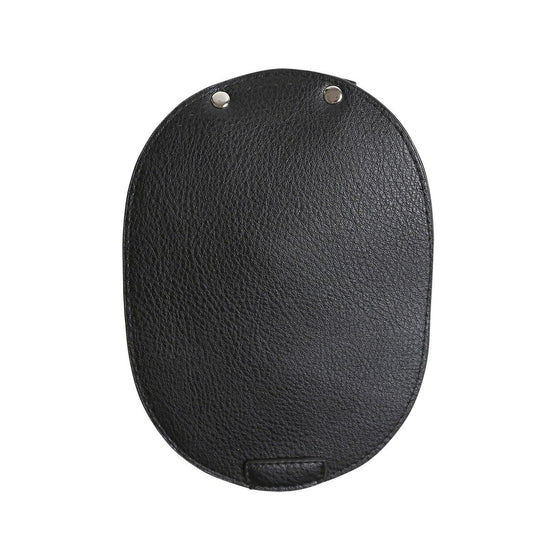 Tassenflap met Metalen Sluiting - Zwart/Zilver - Go Handmade
6