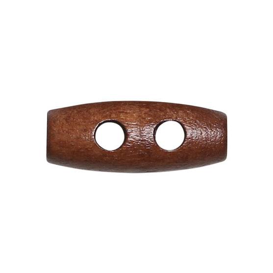 Langwerpige Houten knopen Mini - 20 mm - Go Handmade
3
