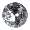 Crystal knopen met 2 gaatjes - 18 mm - Go Handmade
3