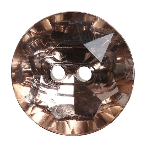 Crystal knopen met 2 gaatjes - 18 mm - Go Handmade
6
