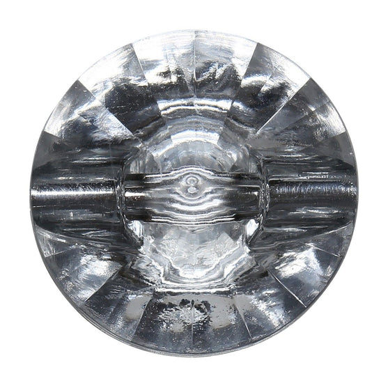 Crystal knopen met kanaal - 18 mm - Go Handmade
3