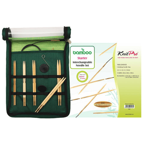 Bamboo Verwisselbare Rondbreinaaldenset - Beginners - KnitPro
1
