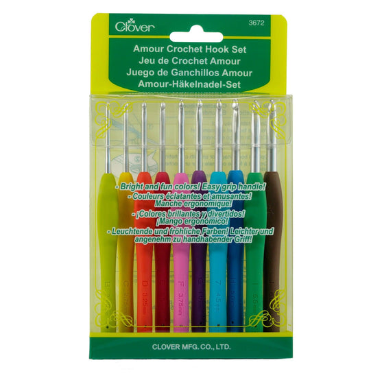 Amour Haaknaaldenset - 9 maten - Clover
3