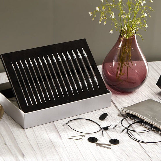 Karbonz verwisselbare rondbreinaaldenset - KnitPro
4