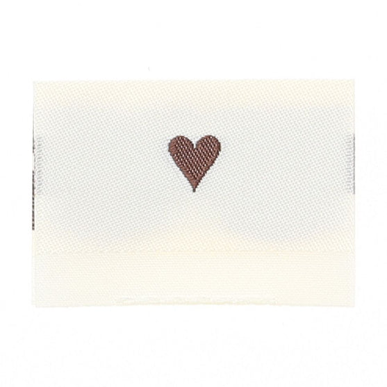 10 Labels - Made with love - 1 hartje - 3.5 cm - Go Handmade
2