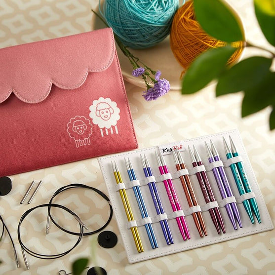 Zing Deluxe verwisselbare rondbreinaaldenset - KnitPro
4