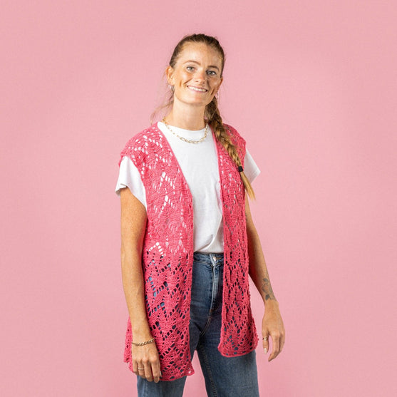 Leaf Me On - Vest - Pink Collection
4
