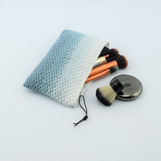 Gehaakt make-up tasje - Ton-sur-ton
1