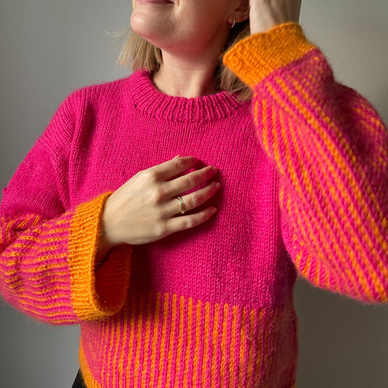 Easy Colour Mix Sweater - Trui
2