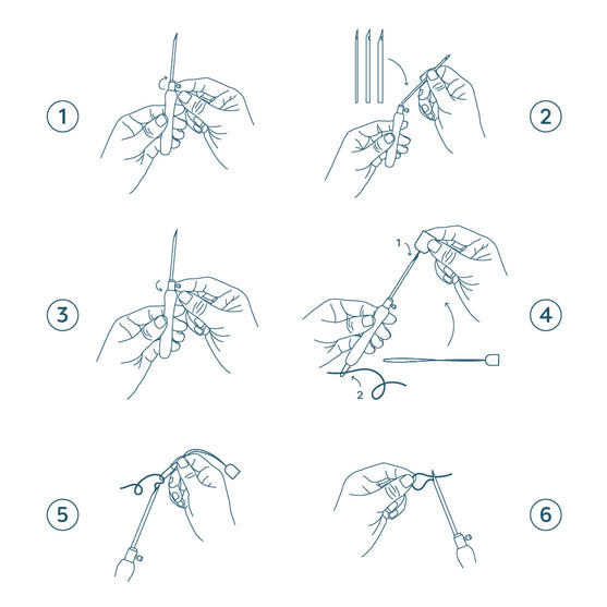 Verwisselbare Punch Needle set - Hobbii
7