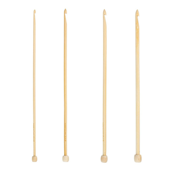 Bamboe Tunische Haaknaaldenset - 25 cm - Hobbii